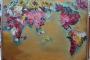 【ネットで反響】「花で描いた世界地図」高校生の作品が世界平和を考えさせるww