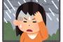 【悲報】女子アナさん、スカートを雨で濡らして下半身をスケスケにしてしまう