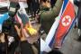 韓国保守団体「平壌五輪に転落」　北視察団到着のソウル駅でデモ