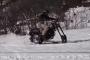 群馬人、自作雪上バイクで雪を満喫する