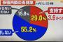 【ANN世論調査】安倍内閣支持率29.0％、不支持率55.2％