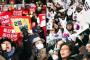 【韓国】「弾劾派」ろうそく集会に延べ７０万人参加…「反弾劾派」太極旗集会は「２５０万人」を主張