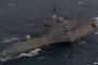米海軍の沿海域戦闘艦LCS4「コロナド」が南シナ海で、無人ヘリMQ-8Bの離着艦訓練を実施！