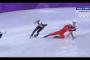 【速報】北朝鮮スピードスケーターさん、日本の選手に対しとんでもない妨害をしてしまう