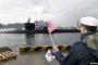 米海軍最大級のオハイオ級戦略原子力潜水艦「ミシガン」が釜山に入港…トマホーク巡航ミサイルを154発装備！