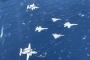 フランス軍のファール戦闘機と米海軍のF-18戦闘機・E-2C早期警戒機が合同演習！