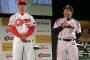 監督就任1年目の真中（ヤクルト）と緒方（広島）