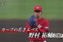 野村祐輔 1年目→27試合 9勝11敗 172.2回 防御率1.98