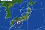 【悲報】台風5号、これから急カーブして大阪直撃へ