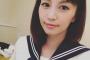 【芸能】安田美沙子が“35歳のセーラー服”姿
