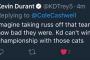 【悲報】今年NBAファイナルMVPのデュラントさん、ツイッターで自演して炎上wwww