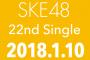 【SKE48】22ndシングル選抜発表　チームS=2人、チームK2=9人、チームE=5人とチーム格差が・・・【鎌田菜月初選抜】