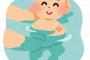 【これは…】赤ちゃんに『浮き輪』をつけた状態で”浴槽に1時間放置”した結果…