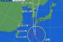 【画像】台風10号、九州から逸れ始める