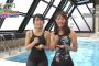 【画像】NHK、例のプールで女子アナにとんでもない動作をさせる