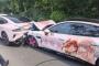 【画像】あのアニメの痛車、無惨に散る・・・