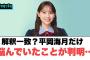 解釈一致？平岡海月　悩んでいた……[日向坂46]