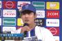 ＤｅＮＡ藤浪　移籍後初勝利でお立ち台「素直に嬉しい」　ピンチ連続も「ああいう場面を抑えてこそプロ野球の醍醐味」