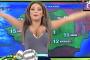【動画】お天気お姉さんが生放送中に胸ポロ