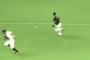 【GIF】オリックス中島が大谷の三遊間への当たりをスルーしたプレー