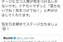 指原莉乃「対策は何もない。落ちないように気をつけるしか無い。」←ツイートはすぐに排除・・・【AKB48稲垣香織ステージから転落で】