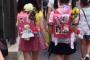 原宿のJS（高学年）、とんでもない格好で街を歩いてしまう（※画像あり）