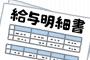 【評価して】ガチで『給与明細』晒すｗｗｗ