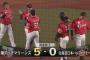 7月10日　ロッテ５－０日本ハム　先発唐川含む6人の継投で見事完封リレー！前半戦ラストを連勝で締めくくる！！