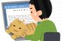 【癒し画像】PCで作業中ワイ、ネコハラに悩まされる・・・
