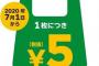 店員「レジ袋5円掛かりますが付けますか？」ワイ「...」(無言で突っ立つ)