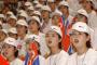 【画像】北朝鮮スポーツ応援団の帽子、答え合わせ完了
