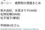 【ガーシー砲】綾野剛とパコった女性暴露！AKB48柏木由紀、AKB48永尾まりや、NMB48松岡知穂、欅坂46松平璃子