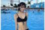 【画像】18歳現役アイドルの水着、やばすぎるwwwwwww来海愛芽、腹筋バキバキな黒ビキニ姿が万バズ！！！