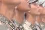 軍事パレードに参加する中国人民解放軍兵士の訓練の様子！