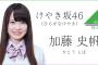 【けやき坂46】公開オーディション1番こと、加藤史帆。得意教科は体育、足は遅めｗｗｗ（動画有り）