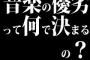 音楽の優劣って何で決まるの？