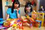 【AKB48】えりぃちゃん、大量のお菓子で先輩に餌付けする【千葉恵里】