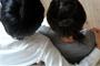 俺「見てみて彼女の写真ｗｗｗ」　　友A「やさしそう」　友B「お似合いだな」　友C「肌がしろい」