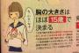 【超絶悲報】 胸の大きさは、ほぼ〇歳で決まるらしい・・・ (画像あり)