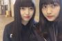 【欅坂46】原田葵と上村莉菜の人形みたいに可愛すぎる2ショットを公開！