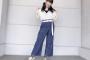 SKE48小畑優奈の私服は網タイツかと思ったら短いやつだった。