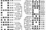 今年の甲子園出場校OBを対戦カードごとにまとめた