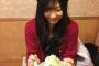 SKE48白井琴望‏さんが“ねぎさん大量らーめん”を食す！