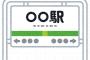 上野・東京方面　つぎは「おおおお」