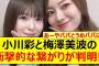 【驚愕】小川彩と梅澤美波の衝撃的な繋がりが判明する!!【乃木坂46・小川彩のbaby baby maybe・乃木坂配信中・乃木坂工事中】