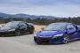 ホンダ NSX 新型、青と黒の新仕様を初公開…オプションの内容も判明