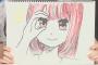 山木梨沙さんが書いた来週のハロステMCの似顔絵がwwwww