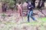 ペットの犬がカンガルーにヘッドロックされていたのを見つけた男、駆けつけてカンガルーにワンパン→ 何ともいえない微妙な雰囲気に（動画）