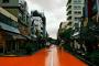 東京・浅草のオレンジ色の道路（海外の反応）