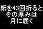 ワイを43回折り畳んだ時にありがちなこと